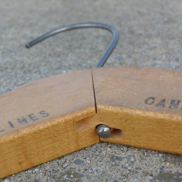 Vintage Canada Steamship Lines Wood Hanger - Picture 6 of 11